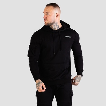 GymBeam Мъжки суичър TRN Hoodie Black L