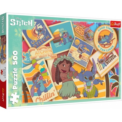 TREFL Lilo&Stitch Razítka 500 dielov