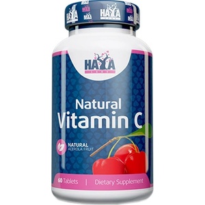 Haya Labs Natural Vitamin C from Acerola Fruit, 125 mg, 60 таблетки, Haya Labs (14743)