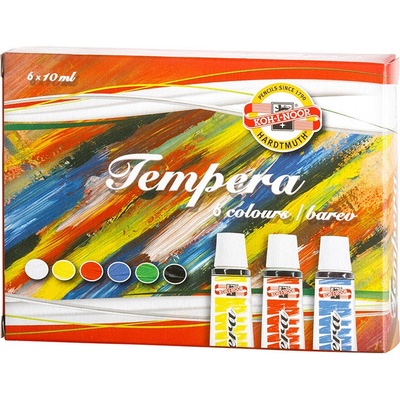 Koh i noor TEMPEROVÉ FARBY 10 FARIEB PO 10ML 1625S104