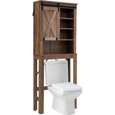 Costway Umelý vianočný stromček zelený s umelým snehom225 cm