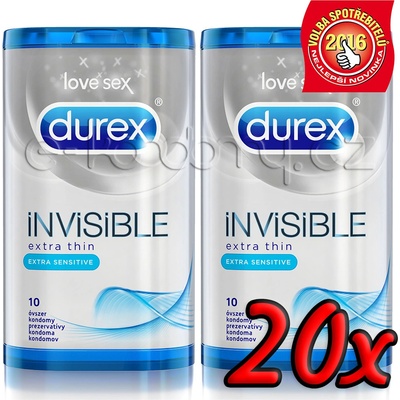 Durex Invisible Extra Sensitive 20 ks
