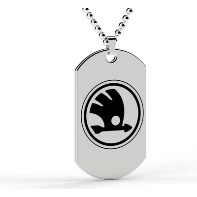 Mogato prívesok ID známka s logom ŠKODA ID-SKODA
