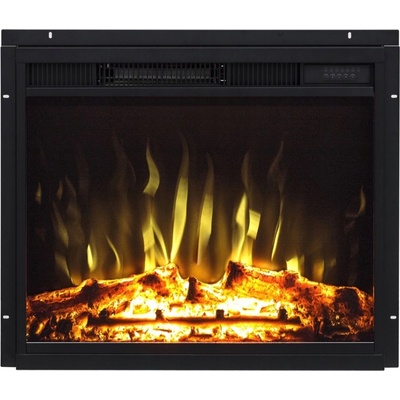 Aflamo Vstavaný krb s funkciou ohrievania 1800 W čierny
