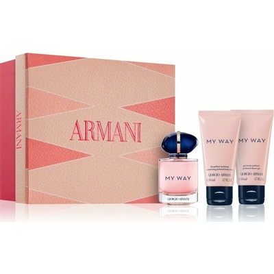 Giorgio Armani My Way Woman EDP 50 ml + sprchový gel 50 ml + tělové mléko 50 ml