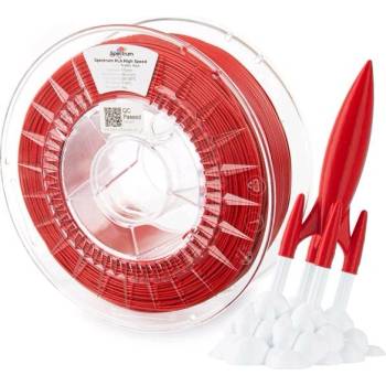 Spectrum 81054 3D филамент, PLA High Speed, 1, 75mm, 1000g, червен цвят на движението (81054)