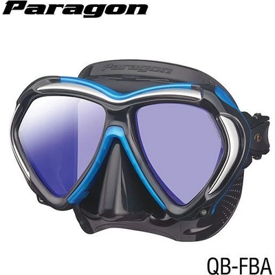 TUSA маска paragon черна/фиштейл синя (tus m2001sqb fba)
