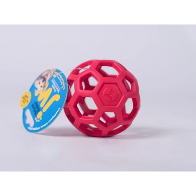 JW Hol-EE děrovaný míč Large 13 cm Barvy: červená