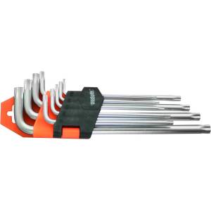 Gadget Шестограми торкс с отвор средни к-т 9бр 1.5-10mm CR-V GADGET (390154)