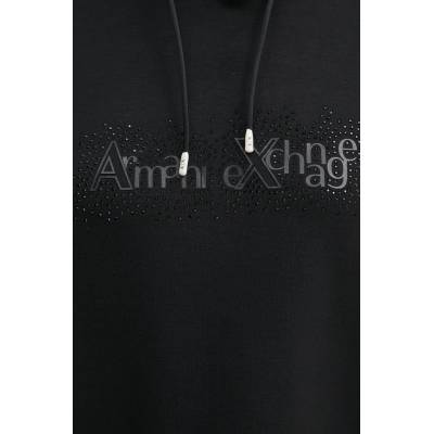 Giorgio Armani Суичър Armani Exchange в черно с качулка с принт XW000094 AF10804 (XW000094.AF10804)