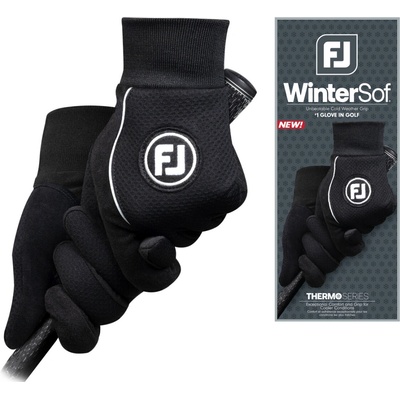 Footjoy WinterSof černé Mens Golf Glove pár L