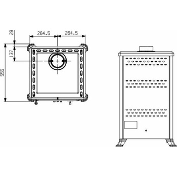 Image 1 of La Nordica-Extraflame Rossella R1 BII white (7112157)