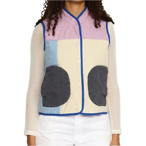 Selfhood Дамски вълнен елек Selfhood Women's Quilted Vest Casual vest - Lightpurple (132-1630-0313)