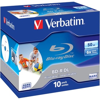 Image 1 of Verbatim 43736 празен Blu-Ray диск BD-R 50 GB 10 броя (43736) (43736)