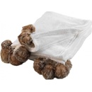 Prikrývky Douceur d'intérieur polyester béžová Deka 150x125