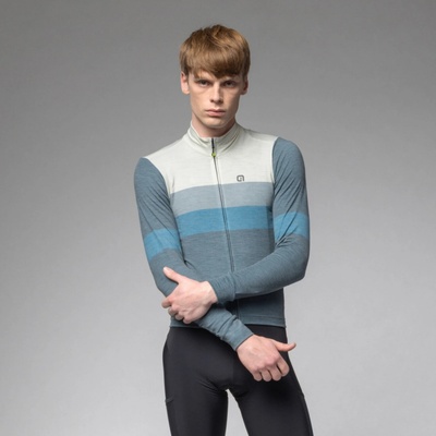 Alé OFF ROAD GRAVEL WOOL LINE ottanio blue