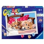Cre Art Ravensburger CreArt Painting for Kids Two cute kitties
