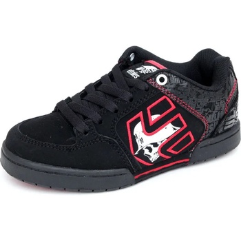 Metal mulisha детски обувки ETNIES - деца Metal Mulisha Хартата - ЧЕРНО-ЧЕРНО-ЧЕРВЕНО