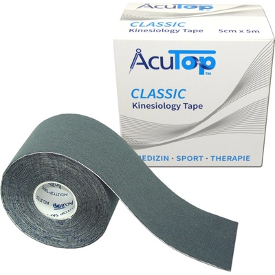 Acu top Kineziologický tejp šedý 5 cm x 5 m