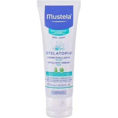 Mustela Bébé Stelatopia Emollient Cream успокояващ крем за новородени и бебета с атопична кожа 40 ml