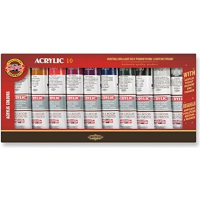 KOH-I-NOOR 01627S1002KS Комплект акрилни бои 10 x 40 ml (01627S1002KS)