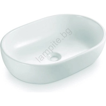 Bathco 4037 - Мивка за плот TOULOUSE 59 x 41, 5 см, порцелан, бяла (BO0032)