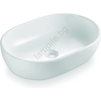 Bathco 4037 - Мивка за плот TOULOUSE 59 x 41, 5 см, порцелан, бяла (BO0032)