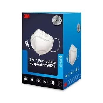3M 9623 Filtračná polomaska na ochranu proti časticiam, FFP2