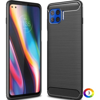 Image 1 of Motorola Moto G 5G Plus Удароустойчив Carbon Fiber Калъф и Протектор