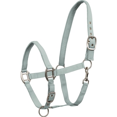 Waldhausen ohlávka Satin stříbřitě modrá – Zboží Mobilmania