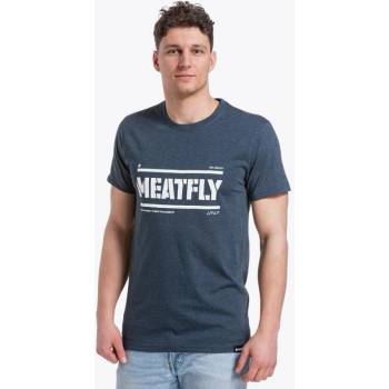Meatfly pánské tričko Rele Navy Heather Modrá