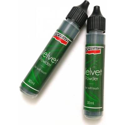Sametový Velvet pudr 30ml ZELENÝ