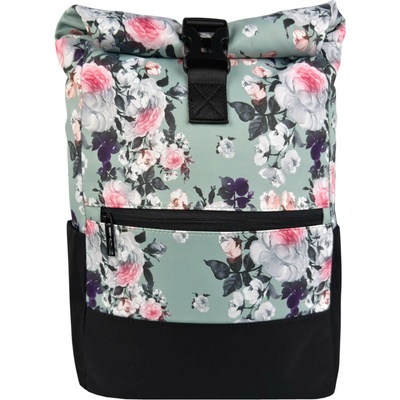Tapple Černo-zelenomodrý s květinami Bellinda 30 l