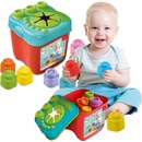Clementoni CLEMMY Set sensorický vkládací kyblík + 15 soft kostek