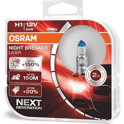 Osram Night Breaker Laser H1 P14.5s 55W 12V