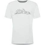 Jack Wolfskin Мъжка спортна тениска Jack Wolfskin Peak Graphic T-Shirt Sport shirt - New Mountain Stark White (216-7658-0411)
