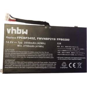 VHBW Батерия за Fujitsu Siemens Lifebook UH572, 2850 mAh (800110434)