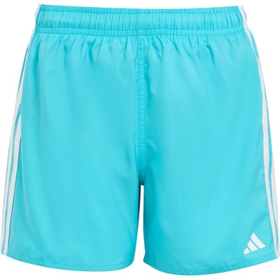 Adidas Детски бордшорт adidas Kid's 3 Stripes Shorts Boardshorts - Lucid Cyan / White - размер 176 (EU) (750-1883-0416)