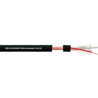 Helukabel DMX kabel, 2x0,34 mm, černý 100 m