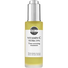 Bioup Vitamin C Tetra 15% Time-reversing Treatment Luxusní sérum s jantarem a ženšenem 30 ml