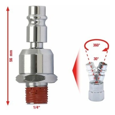 Spojovací/rozdeľovací diel tlakového vzduchu KS TOOLS 515.3395
