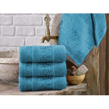 XPOSE Bambusová osuška CATANIA tyrkysová 70x140 cm