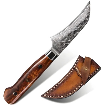 Дамаски кухненски нож harahu mi-29023 - Кафяв kp29023 (mi-29023)