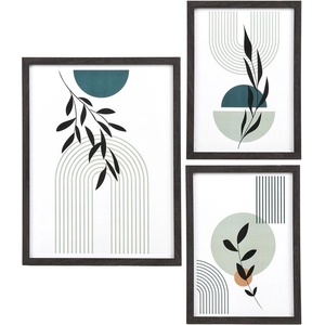 House Nordic Черна рамка 3 бр. висяща 30x40 cm Aspen - House Nordic (4981013)