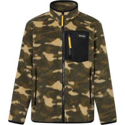 Regatta Junior Frankie Warm Fleece Bark Green Camo maskáč