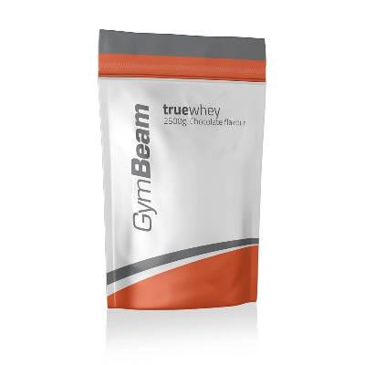 GymBeam Proteín True Whey - 2500 g - biela čokoláda malina