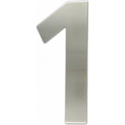 Číslica "1" fasádna 200mm NEREZ S Nerez
