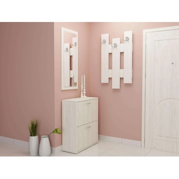 DST Портманто 3 в 1 Viki-dst, бял дъб