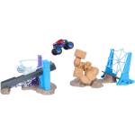Spin Master Игрален комплект Monster Jam - Spiderman, Битката със Сандман в града, 1: 64 (6076523)