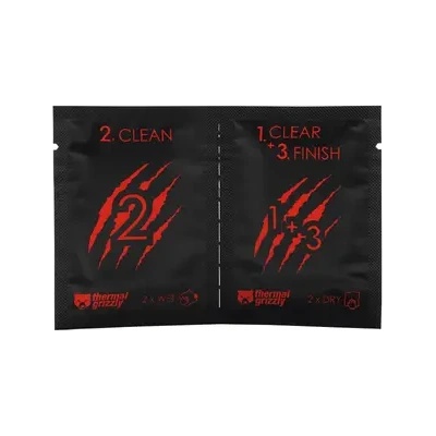 Thermal Grizzly Почистващи кърпички за процесор Thermal Grizzly, 10 броя (TG-CW-10)